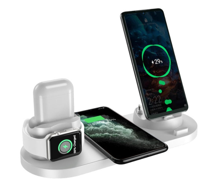6 In 1 Charging Multi-Dock Station Wireless Charger