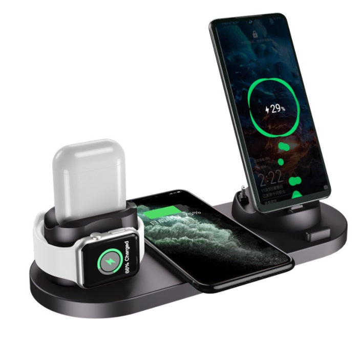 6 In 1 Charging Multi-Dock Station Wireless Charger