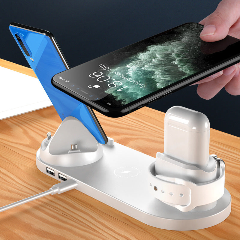 6 In 1 Charging Multi-Dock Station Wireless Charger