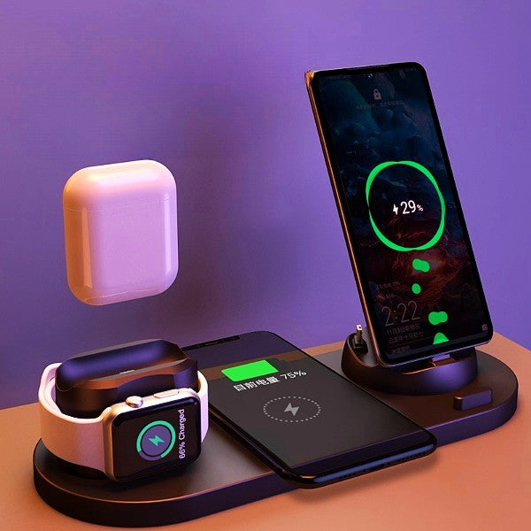6 In 1 Charging Multi-Dock Station Wireless Charger